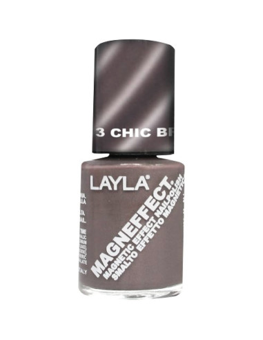 Verniz Layla Chic Brown 13 Magneffect 10ml