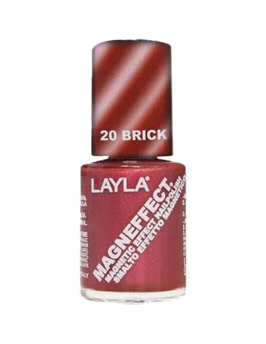 Verniz Layla Brick Orange 20 Magneffect 10ml