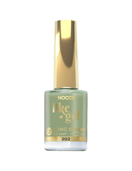 Verniz Like Gel Inocos 202 Verde Matcha 11ml