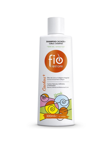 Shampoo Fio Restore Cachos + 300ml Cabelos Cacheados