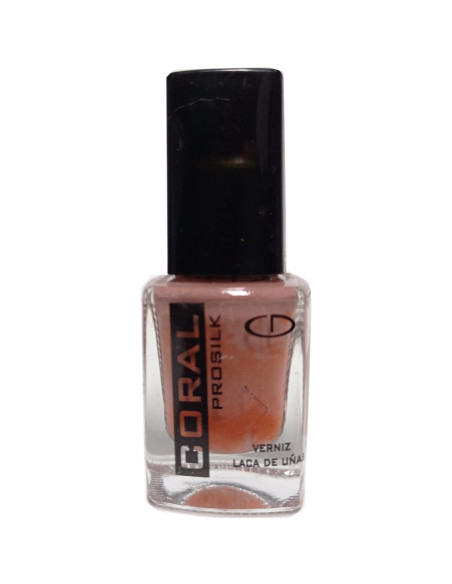 Verniz Delia 76 Coral Prosilk 10ml Nude Alaranjado