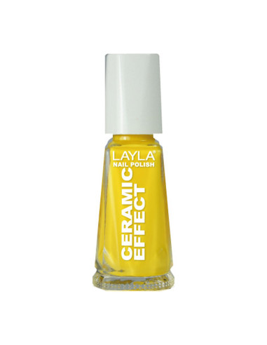 Verniz Layla Ceramic Effect 84 10ml Amarelo