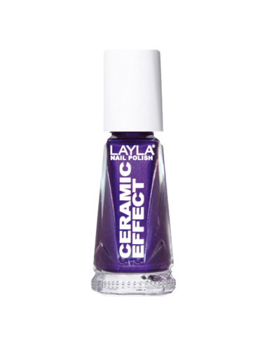 Verniz Layla Ceramic Effect 59 10ml Roxo Cintilante