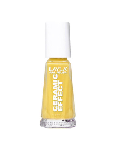 Verniz Layla Ceramic Effect 41 10ml Amarelo Cintilante