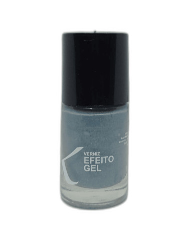 Verniz Efeito Gel K nº10 Azul Cintilante