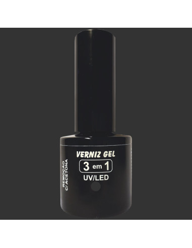 Verniz Em Gel Dermacelsia G12 10ml Preto