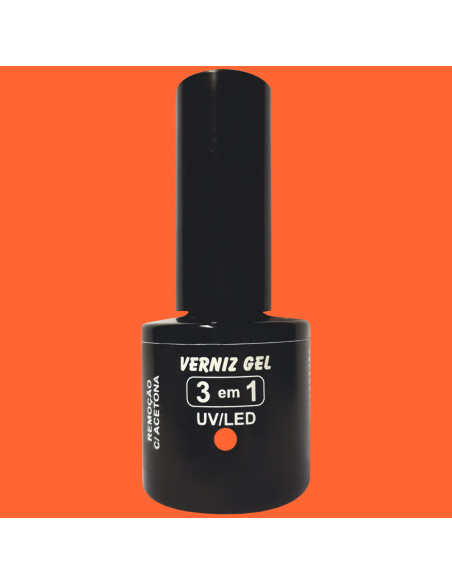 Verniz Em Gel Dermacelsia G17 10ml  Laranja