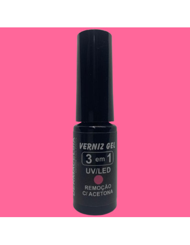 Verniz Em Gel Dermacelsia G01 6ml Rosa Intenso