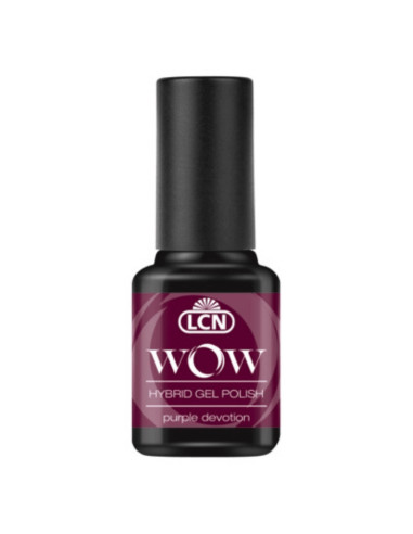 Verniz Híbrido LCN WOW Hybrid Gel Purple Devotion 8ml Roxo