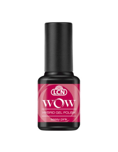 Verniz Híbrido LCN WOW Hybrid Gel Sassy Pink 8ml Rosa