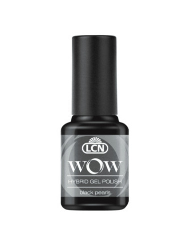 Verniz Híbrido LCN WOW Hybrid Gel Black Pearl 8ml Cinza