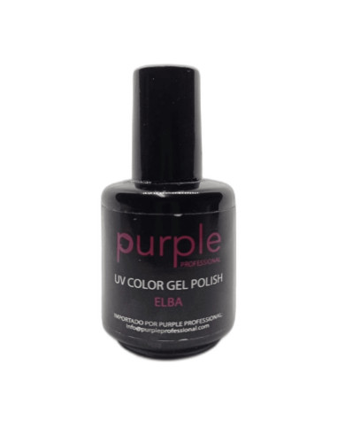 Verniz em Gel Purple UV Color Elba 15ml Laranja Translucido