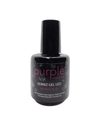 Verniz em Gel Purple Led Mongolia 15ml Amarelo