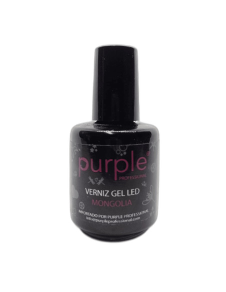 Verniz em Gel Purple Led Mongolia 15ml Amarelo