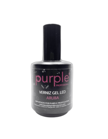 Verniz em Gel Purple Led Aruba 15ml Verde Claro