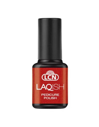 Verniz Pédicure LCN LAQISH 8ml Vermelho Cintilante