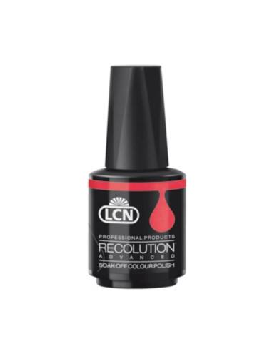 Verniz Em Gel LCN Recolution Advanced Some Like It Hot 10ml Vermelho Pastel