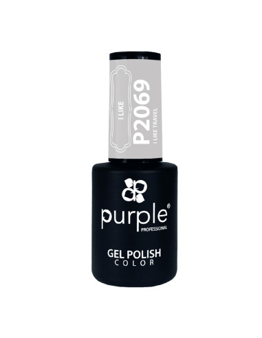 Verniz em Gel Purple P2069 I Like Travel 10ml Cinza