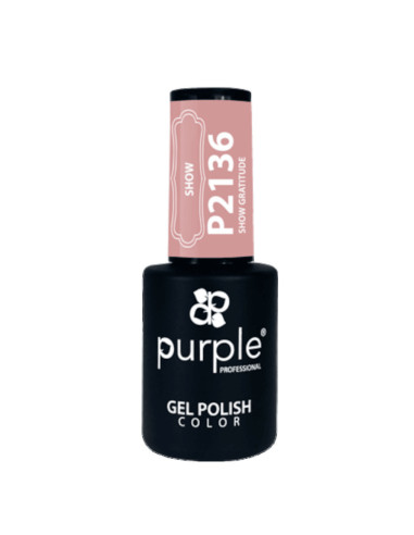 Verniz em Gel Purple P2136 Show Gratitude 10ml Nude