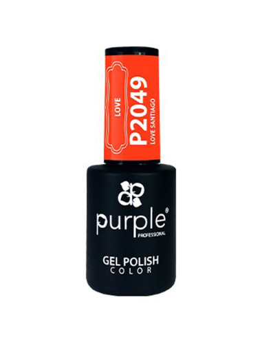 Verniz Em Gel Purple P2049 Love Santiago10ml Laranja