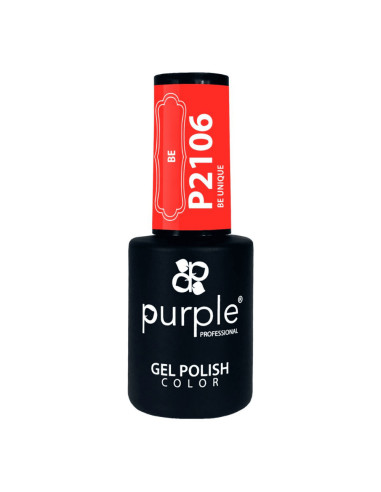 Verniz em Gel Purple P2106 Be Unique 10ml Vermelho