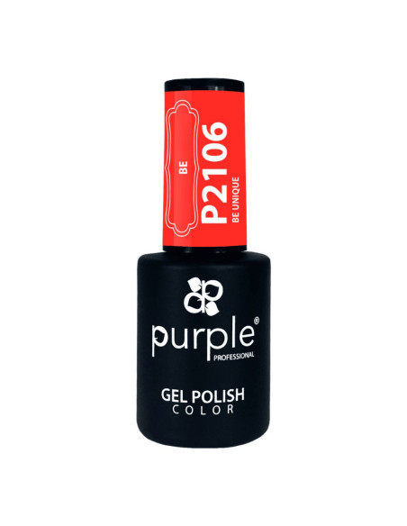 Verniz em Gel Purple P2106 Be Unique 10ml Vermelho