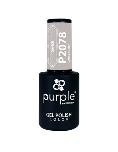 Verniz Em Gel Purple P2078 Dance Rumba 10ml Bege Acinzentado