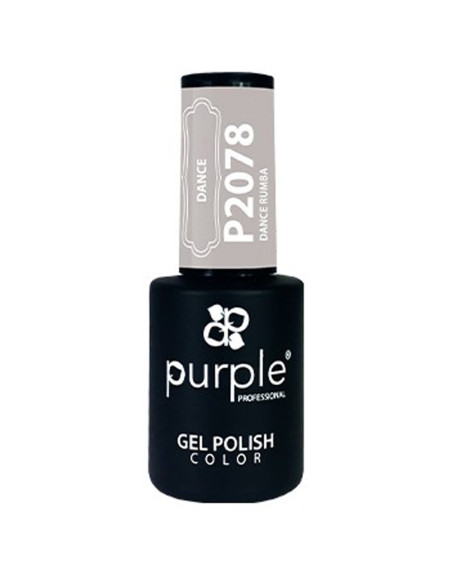 Verniz Em Gel Purple P2078 Dance Rumba 10ml Bege Acinzentado