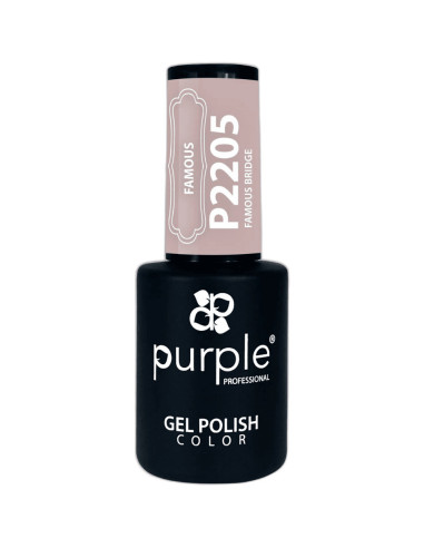 Verniz em Gel Purple P2205 Famous Bridge 10ml Nude