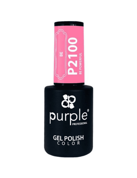 Verniz em Gel Purple P2100 Powerful 10ml Rosa