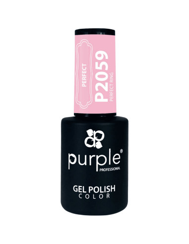 Verniz em Gel Purple P2059 Perfect Ring 10ml Rosa Claro