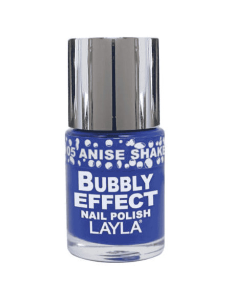 Verniz Layla Bubble Effect 05 Anise Shake 10ml Azul