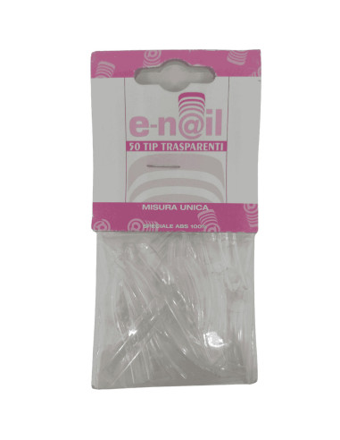 Nail Tip e-n@il 50 Uni nº10 Transparente