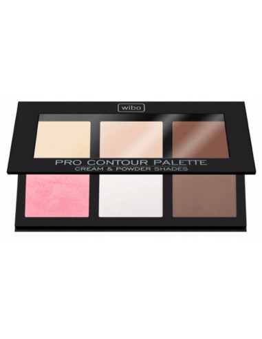 Paleta de Contorno Facial Wibo Pro Contour Palette Cream & Powder Shades