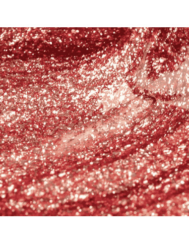Verniz Gel Inocos Poker 15ml Vermelho Foil Prata
