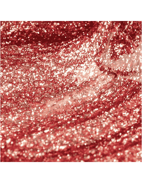 Verniz Gel Inocos Poker 15ml Vermelho Foil Prata