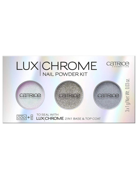 Pó de Unhas Catrice Lux Chrome Nail Powder Kit 01