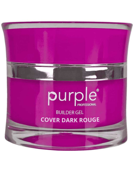 Gel de Construção Purple Cover Dark Rouge 50gr Nude Escuro