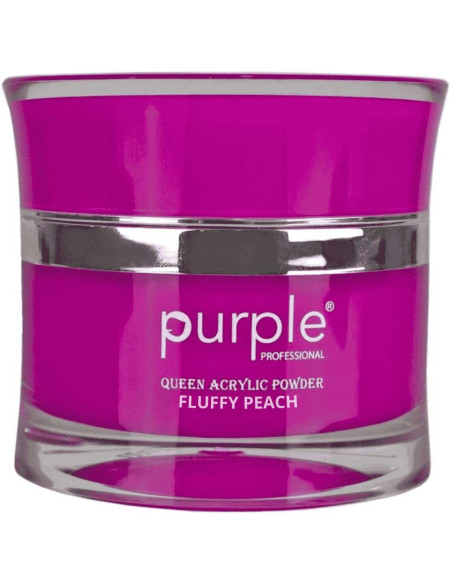 Pó Acrílico Purple Queen Fluffy Peach 30gr Pêssego