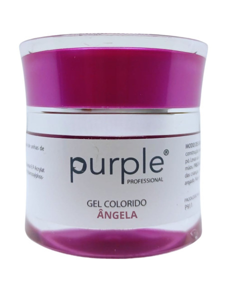 Color Gel Purple Ângela P945 12gr Rosa Choque