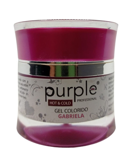 Color Gel Purple Hot & Cold Gabriela P968 12gr Violeta Escuro