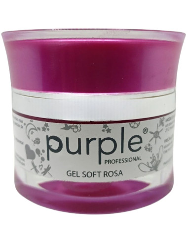 Gel de Construção Purple Soft Rosa P408 25gr Rosa