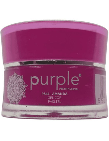 Color Gel Purple Amanda Pastel P844 5gr Coral Claro