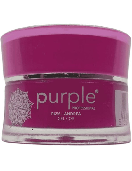 Color Gel Purple Andrea P656 5gr Pardo Escuro