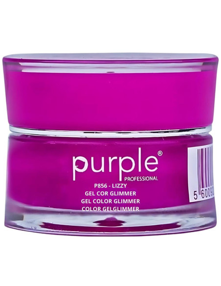 Color Gel Purple P856 Lizzy 5g Glimmer Nude Suave