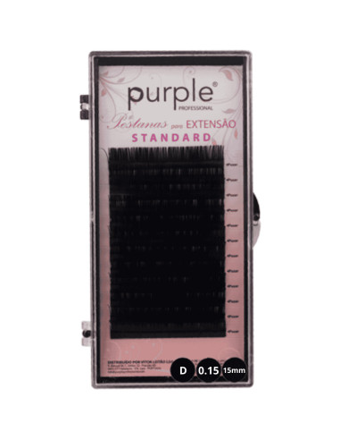 Extensão de Pestanas Purple Standard D 0.15 15mm