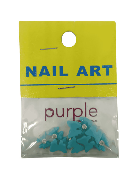 Laço Nail Art Purple P1196 Azul Bebê