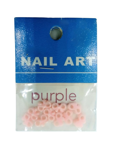 Laço Nail Art Purple P1217 Rosa Bebê