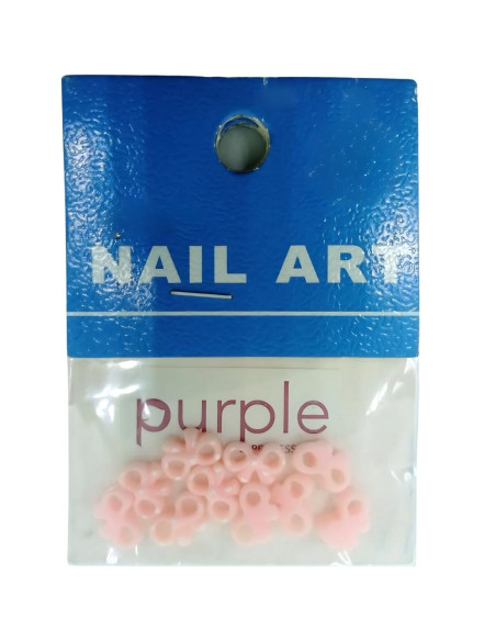 Laço Nail Art Purple P1217 Rosa Bebê