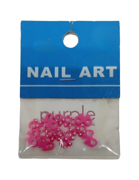 Laço Nail Art Purple P1225 Rosa Choque